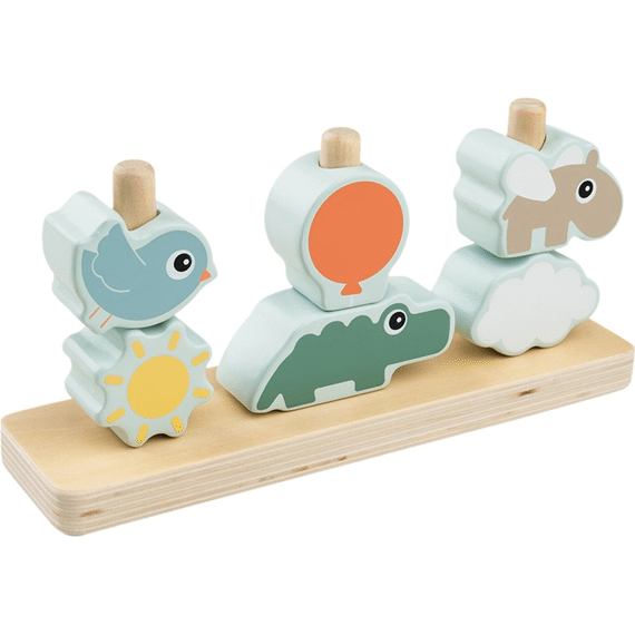 Done By Deer Stacking Toy Happy Clouds Colour Mix