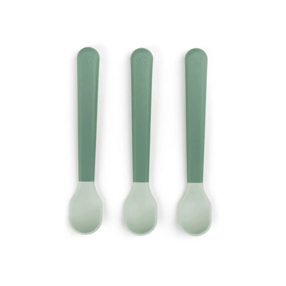 Done by Deer Foodie Easy Grip Lepel 3-pack Green