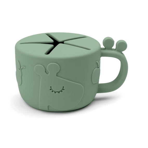Done by Deer Peekaboo Snack Cup Raffi Green