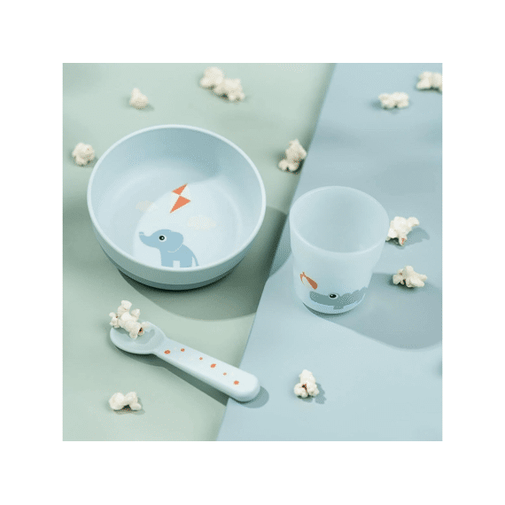 Done by Deer Foodie First Meal set Playground Blue