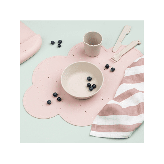 Done by Deer Placemat Silicone Confetti Powder