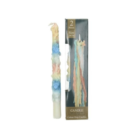 Druipkaars Multi 2st