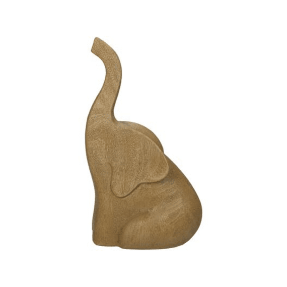 Figuur Olifant Polyresin 13x9,5x22,5cm Bruin