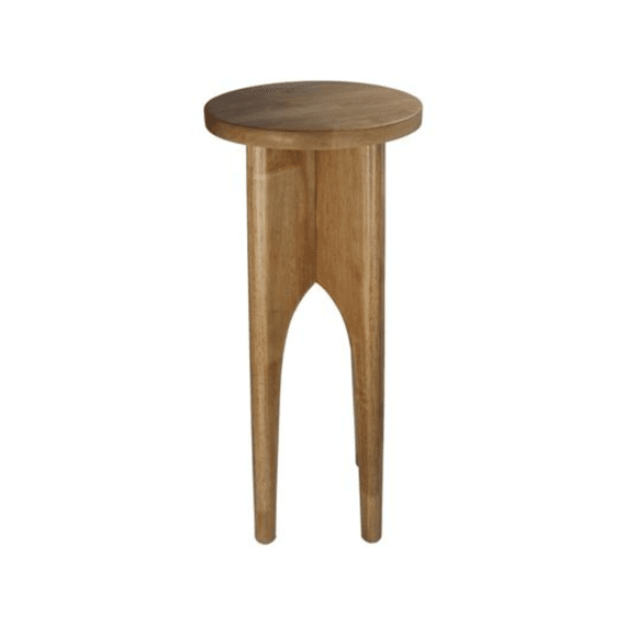 Bijzettafel Rubberwood Natural M 25x25x60cm