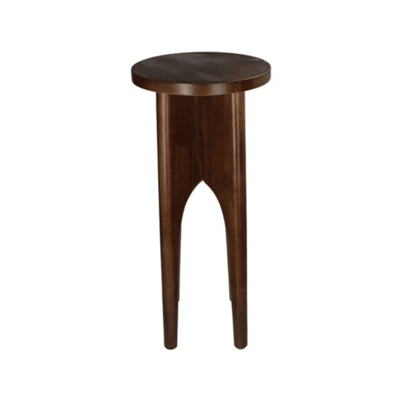 Bijzettafel Rubberwood Brown M 25x25x60cm