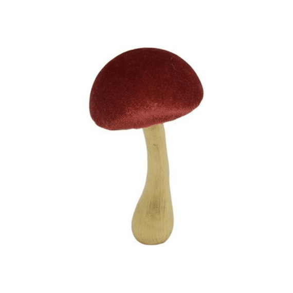 Decoratief figuur Paddenstoel Fungo S 6,5x6,5x11,5 Bordeaux