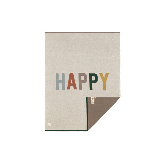 Lassig Deken Wieg Gebreid 80x100 Happy Nature
