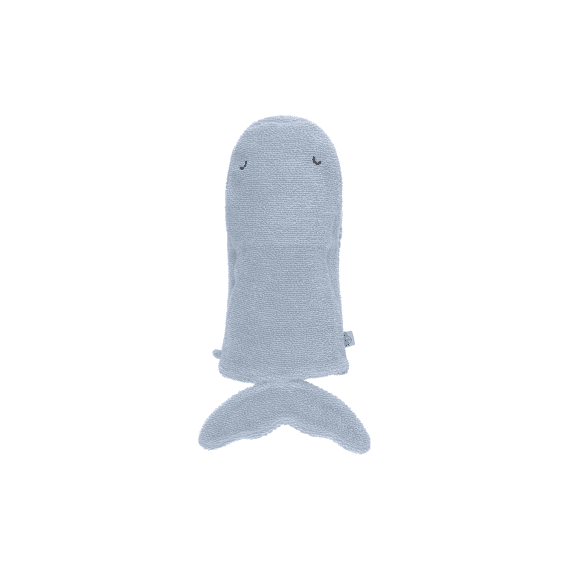 Lassig Washandje GOTS Whale