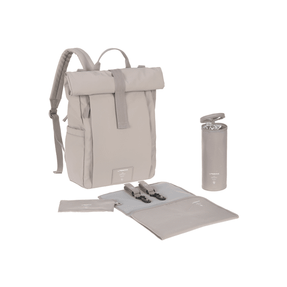 Lassig Green Label Rolltop Up Backpack Taupe