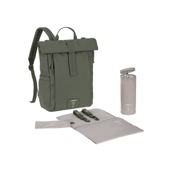 Lassig Green Label Rolltop Up Backpack Olive