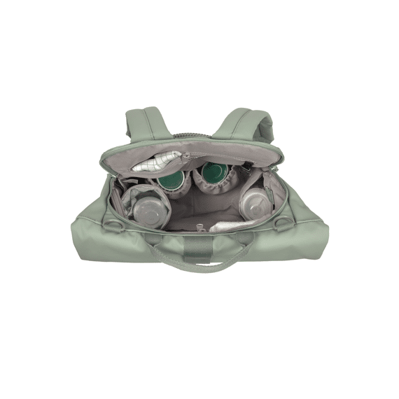 Lassig Green Label Rolltop Up Backpack Silver Green