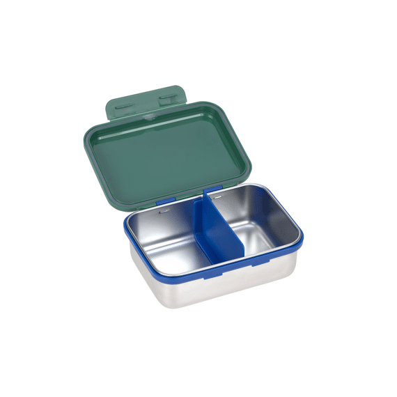 Lassig Lunchbox Stainless Steel Little Gang Rainbow Green