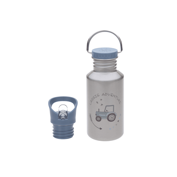 Lassig Drinkfles Stainless Steel 500ml Adventure Tractor