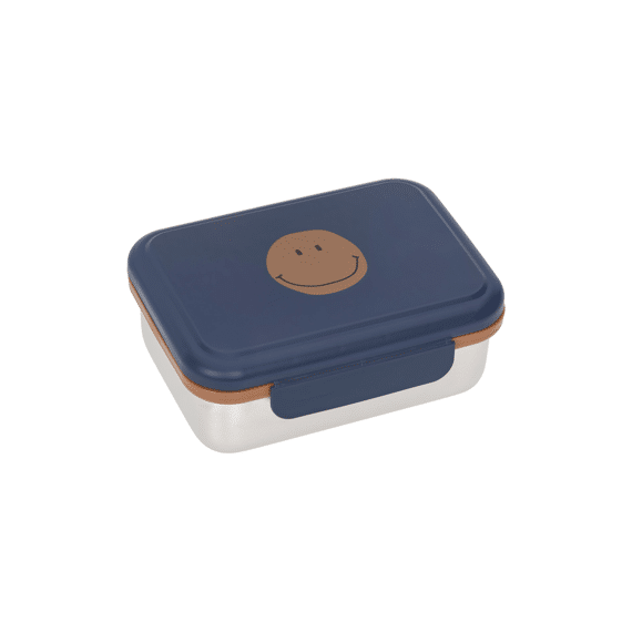 Lassig Lunchbox Stainless Steel Little Gang Smile Navy