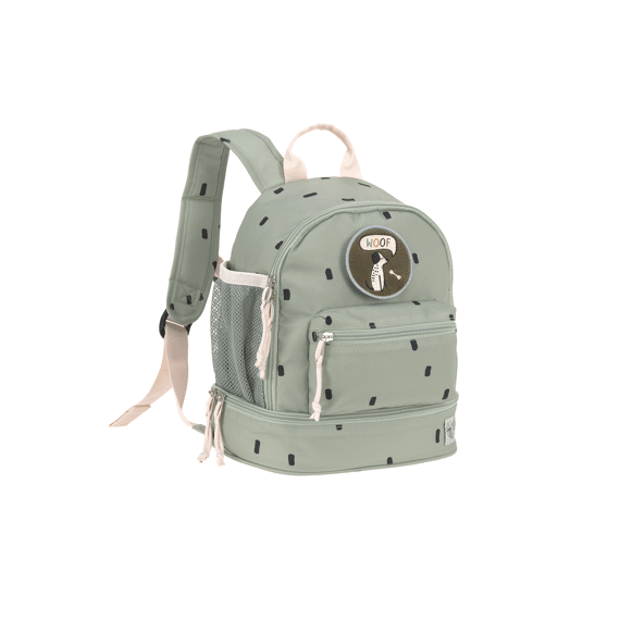 Lassig Kids Mini Backpack Happy Prints Light Olive