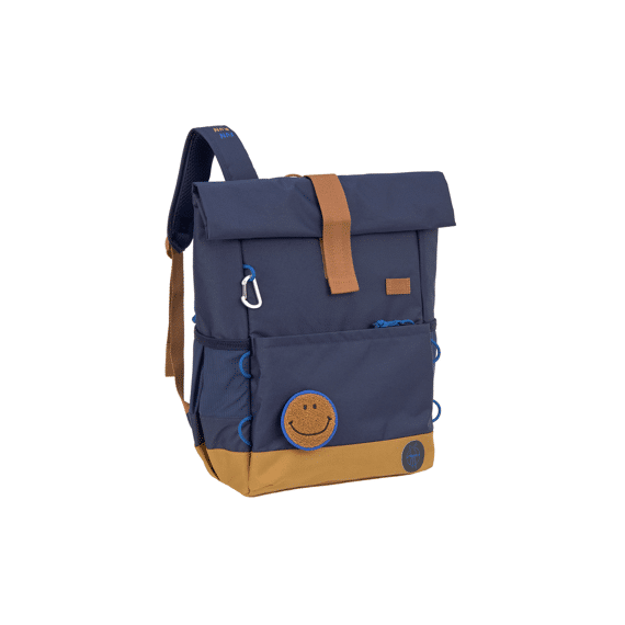 Lassig Medium Rolltop Backpack Little Gang Navy
