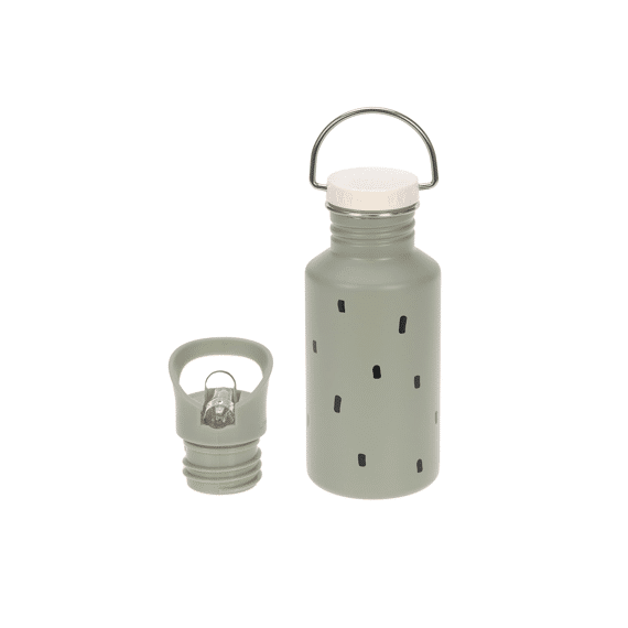 Lassig Drinkfles Stainless Steel 500ml Happy Prints Light Olive