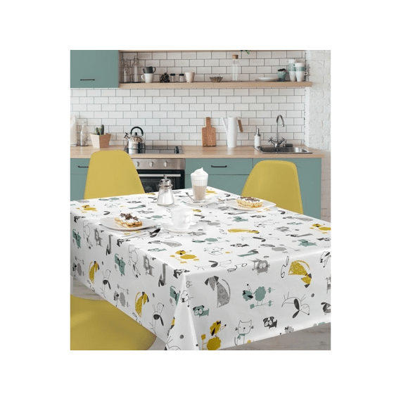 Finesse Bonita Toile Cirée 20cm Dogs And Cats Mint