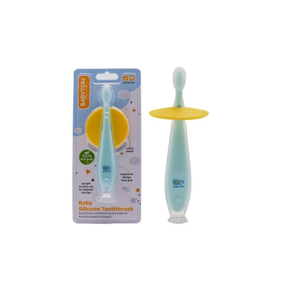 BabytonTandenborstel Silicone Veiligheidsschild