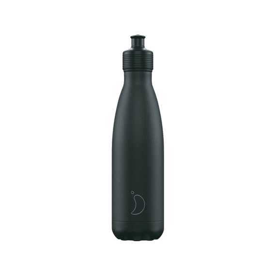 Chilly's Sport Drinkfles Black 500ml