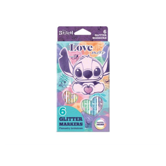 Coolpack Disney Stitch Glitter Markers 6st