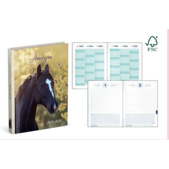 Agenda Amazone Black Horse