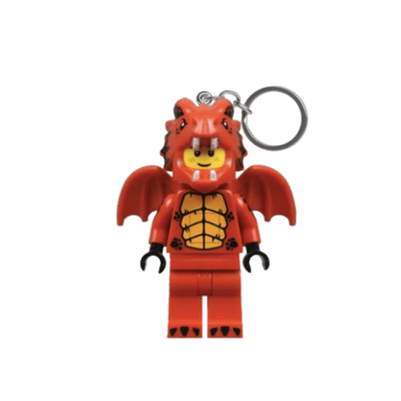 Lego Key Light Minifigures Red Dragon Suit Guy