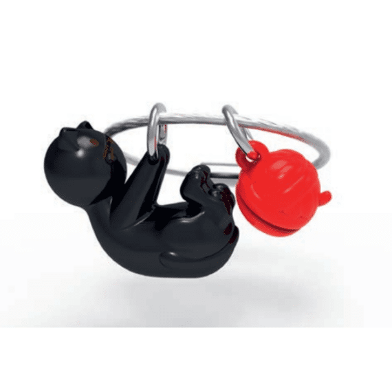 Metalmorphose Sleutelhanger Zwarte Kat