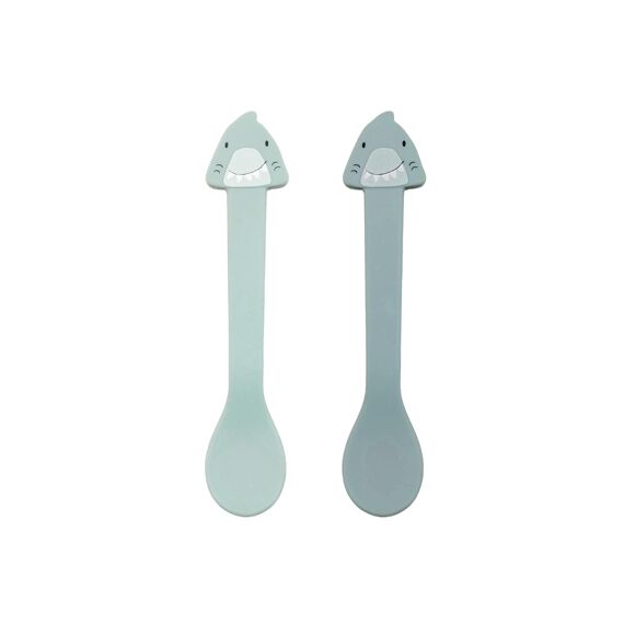 Trixie Tableware Lepel Silicone 2-Pack Mr. Shark