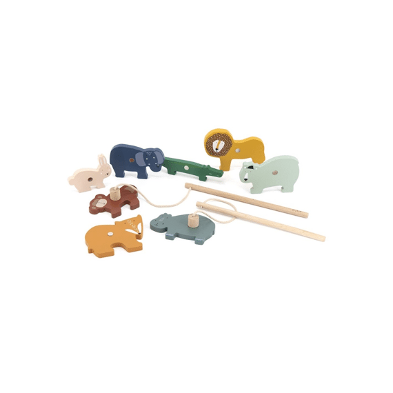 Trixie Toys Wooden Fishing Game