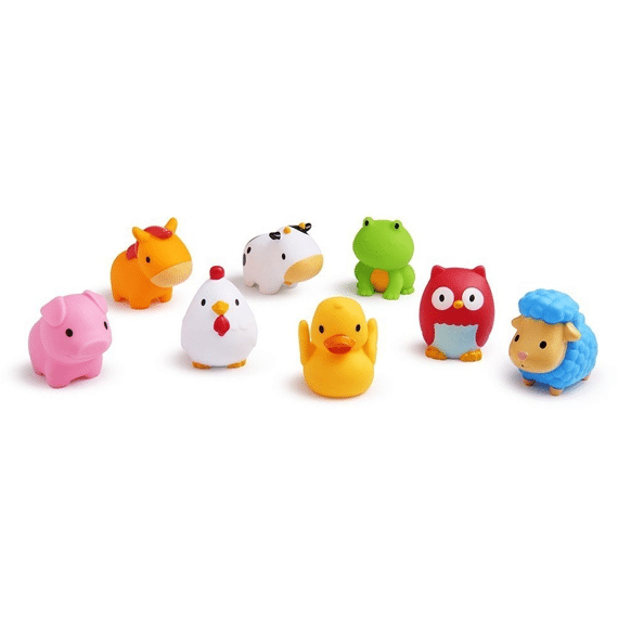 Munchkin Bath Toys Farmyard Friends Squirts 8stuks
