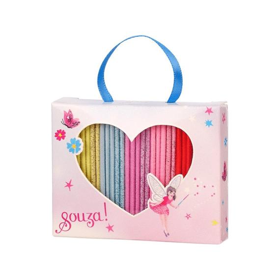 Souza Cadeaudoosje Cloe Haarelastiekjes Elf 25 Stuks