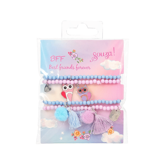 Souza Giftpack Armband Bff Phine Lila 4st