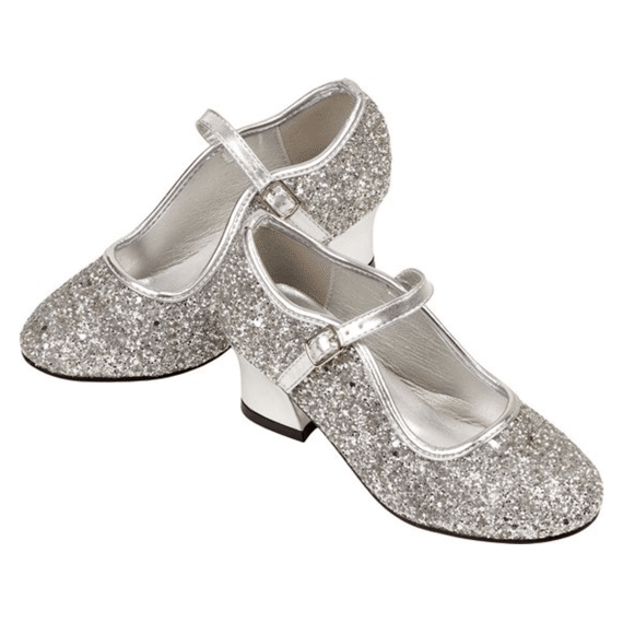 Souza Schoentjes Hoge Hak Margeurita Zilver Glitter Maat 29