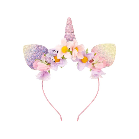 Souza Diadeem Eenhoorn Bloemen Lila