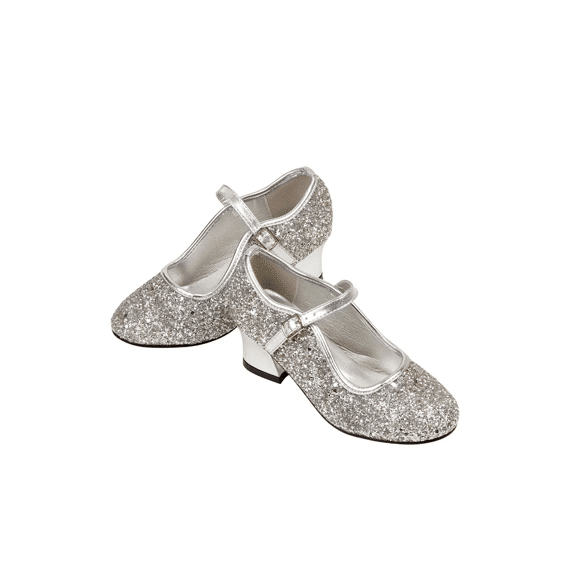 Souza Schoentjes Hoge Hak Margeurita Zilver Glitter Maat 28