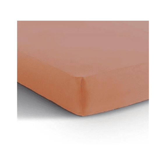 HeBaby Hoeslaken 75x95  Roest 110 Jersey