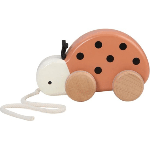 Sebra Toys Trekfiguur Pull-Along Luca Ladybird