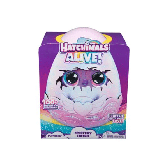 Hatchimals Alive Secret Hatch Pufficorn