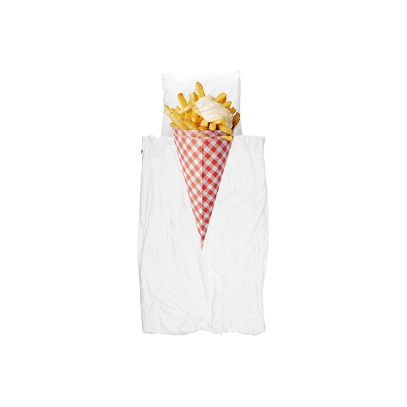 Snurk Dekbedovertrek 140x220 Fries