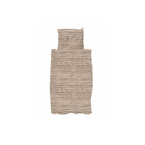 Snurk Dekbedovertrek 140x220 Flanel Twirre Sand Beige
