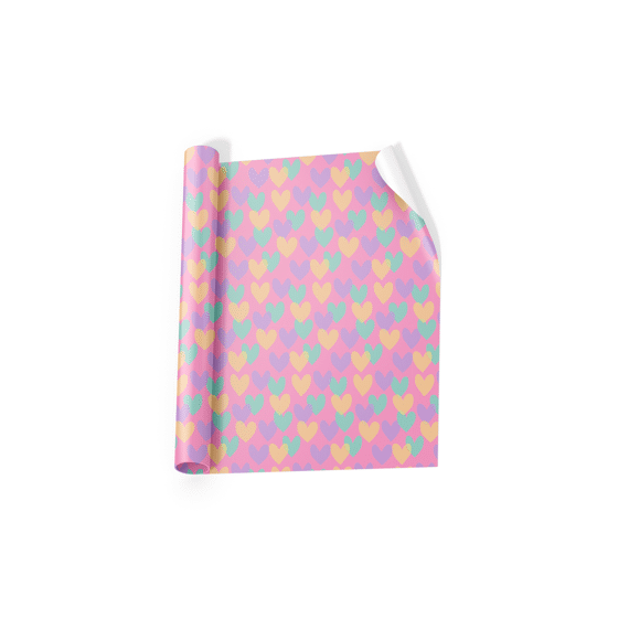 Kaftpapier B''Log Hearts 2 vel 70x100cm