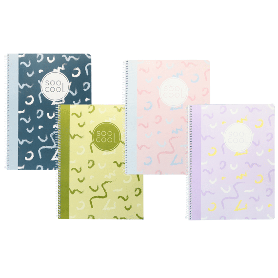 Collegeblok A5 Commercieel 5mm SoooCool Assortiment