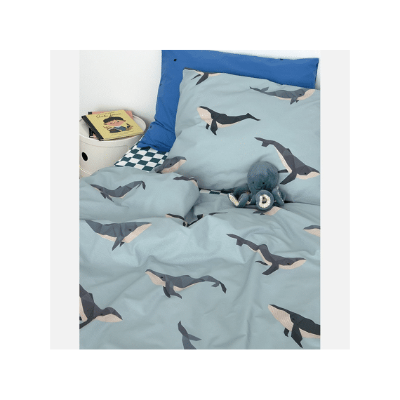Studio Ditte Dekbedovertrek 140x200 Walvis