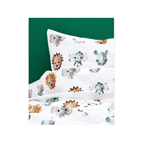 Studio Ditte Dekbedovertrek 140x220 Wilde Dieren Cool