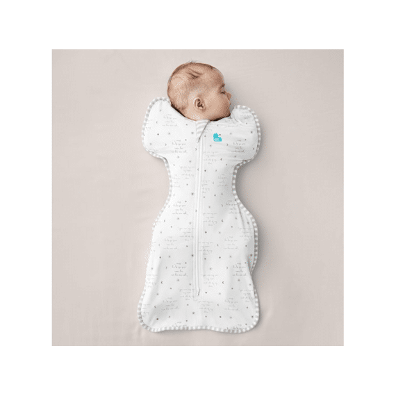 Love To Dream Inbakerslaapzak Fase 2 3-6m Grey Text Tog 0,2