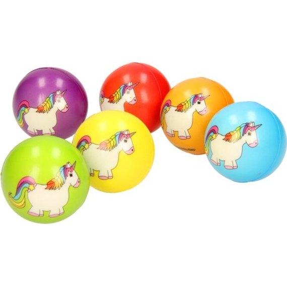 4705 Anti-Stress Bal Eenhoorn Assortiment Prijs Per Stuk