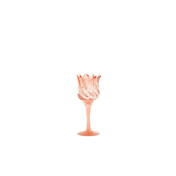 Light and Living Theelichthouder Flora Matt Coral Coral 21cm