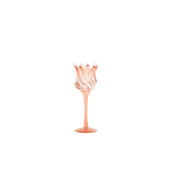Light and Living Theelichthouder Flora Matt Coral Coral 24cm