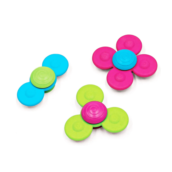 Fat Brain Whirly Squigz Sensorische Kauwzuignappen 3st